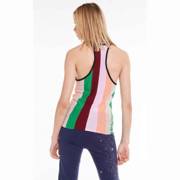 🍡5x HP!🍡 NWT Wildfox Sherbert Stripes Royce Tank - Picture 3 of 16